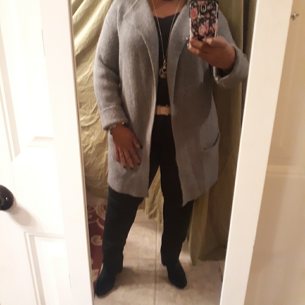 Grey cardigan/jacket